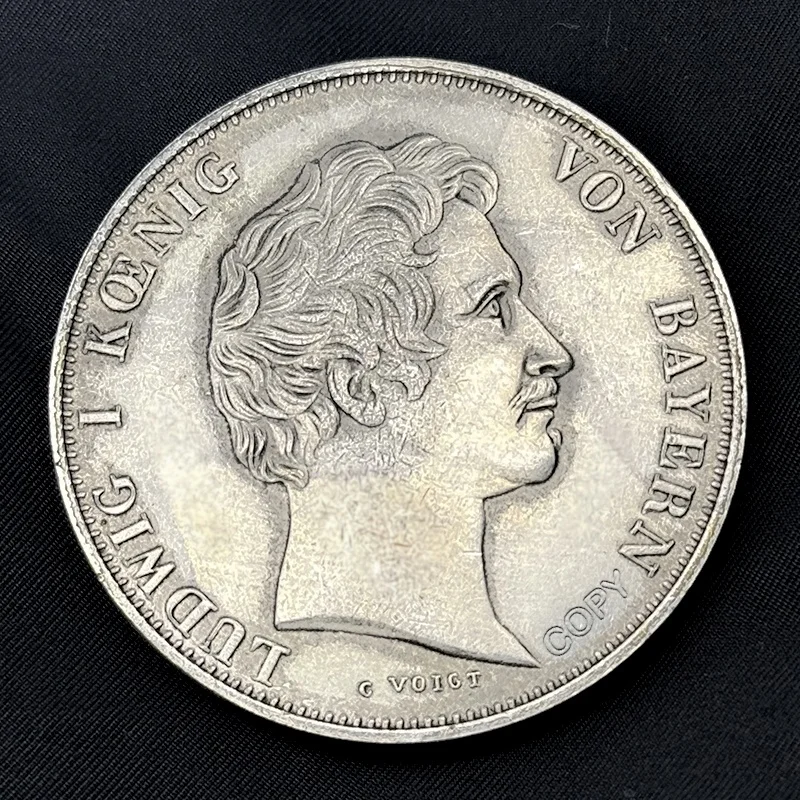 1837 commemorative coin from the collection of Ludwig I of Bavaria, Germany, Libra Goddess Medal, home decor, Christmas gift