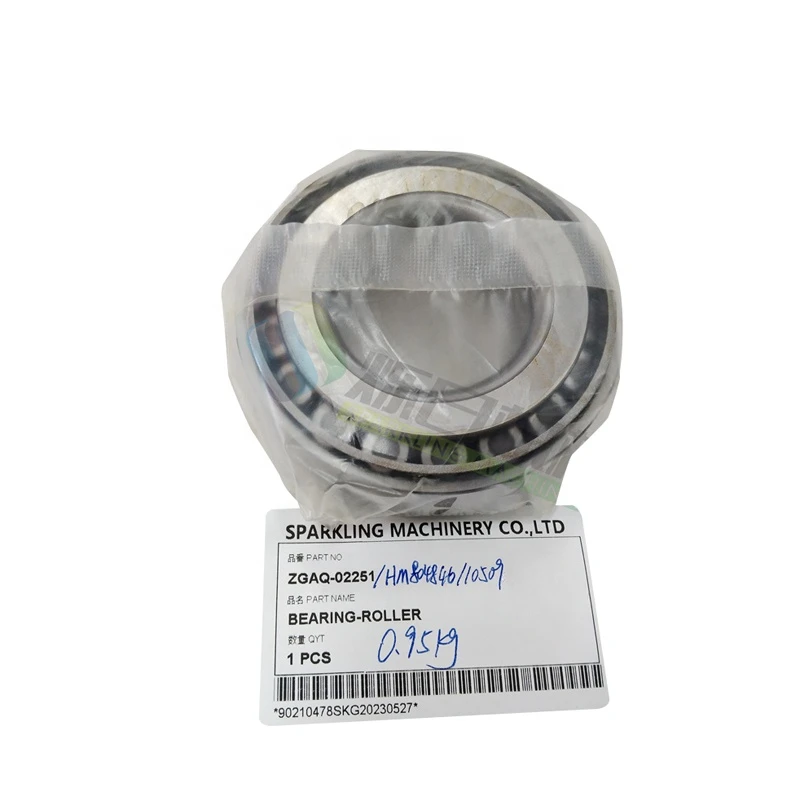 SKGM ZGAQ-02251 R170W-7 R180W-9S Wheel Excavator Parts HM804846 Roller Bearing ZGAQ-02251