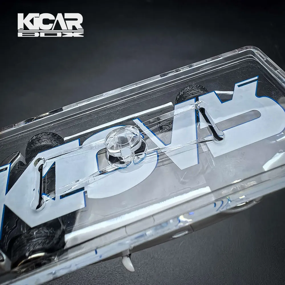 Kicarmod 1/64 Model Car Display Case – Clear Acrylic Dust-Proof Storage Box, Wall-Mountable Hanging Design for 1:64 Diecast Cars image 4