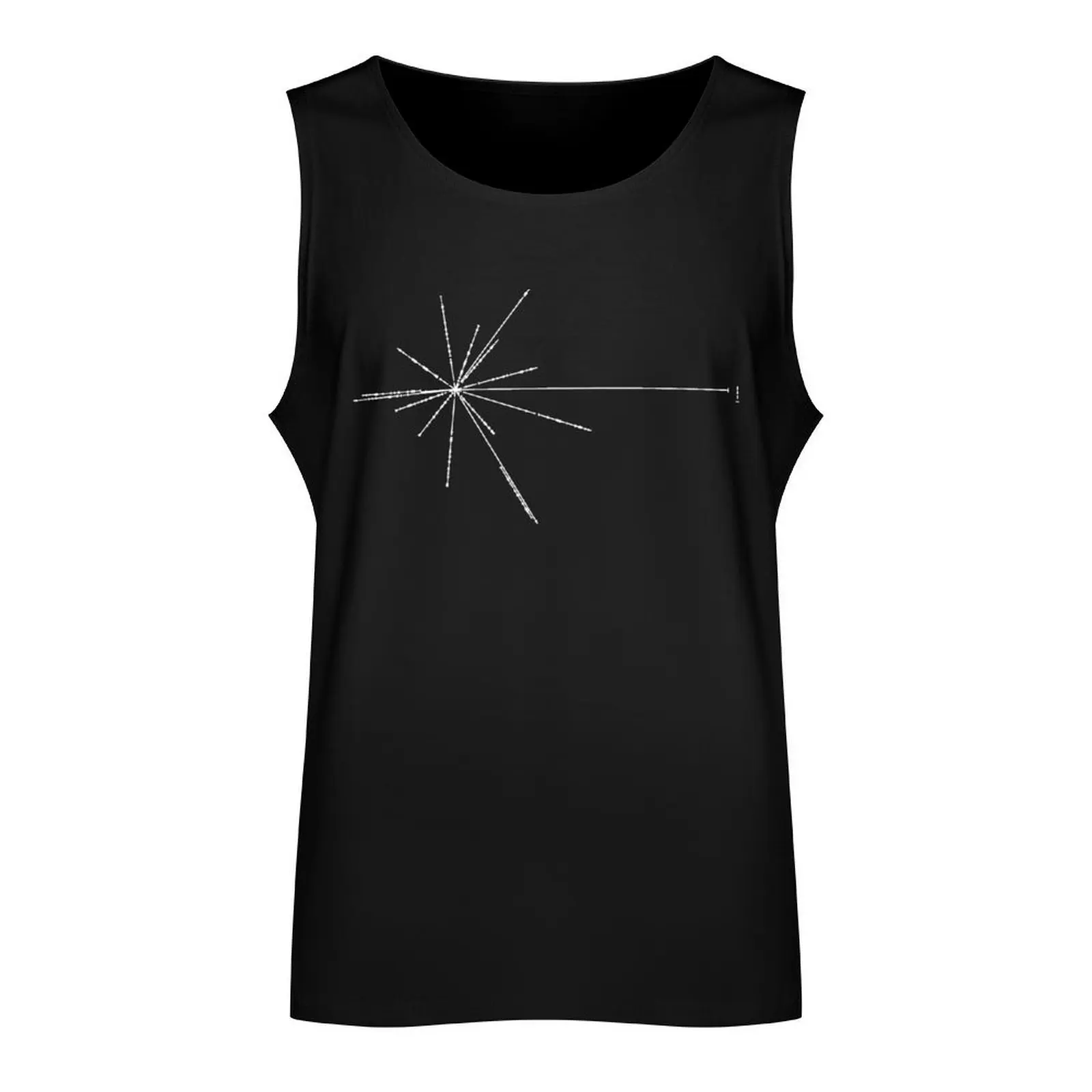 Pioneer plaque pulsar map Tank Top sleeveless vests vest men Japanese t-shirt