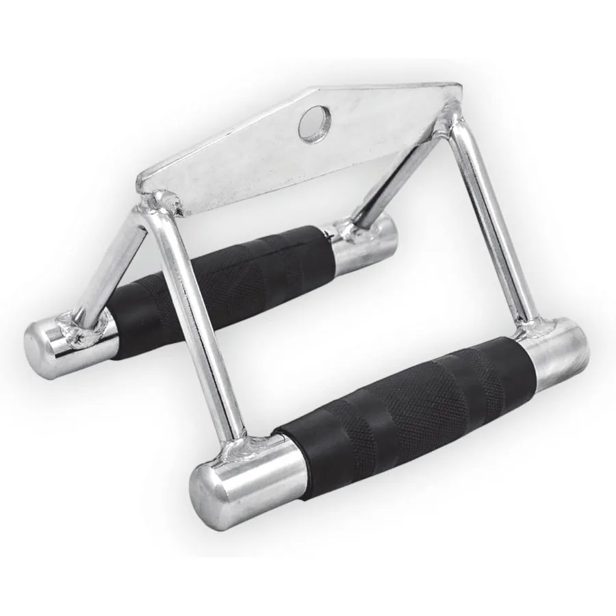 

Heavy Duty Gym V Bar Grip Steel Pull Down Cable Attachment