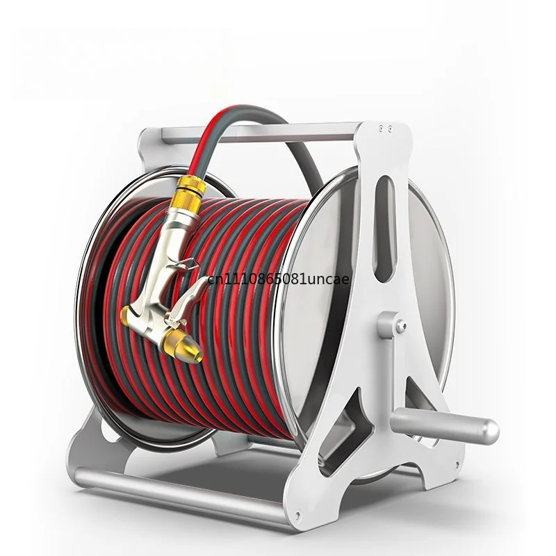 Hot Sale High Pressure Water Gun Retractable Hose Reel Storage Rack For Home Car Wash Garden Irrigation Tap Connection
