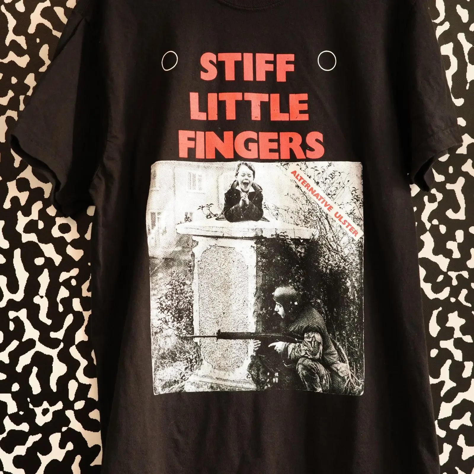 Stiff Little Fingers T Shirt vintage Washed streetwear Breathable Soft Casual Unisex Comfortable designer clothes Slightly