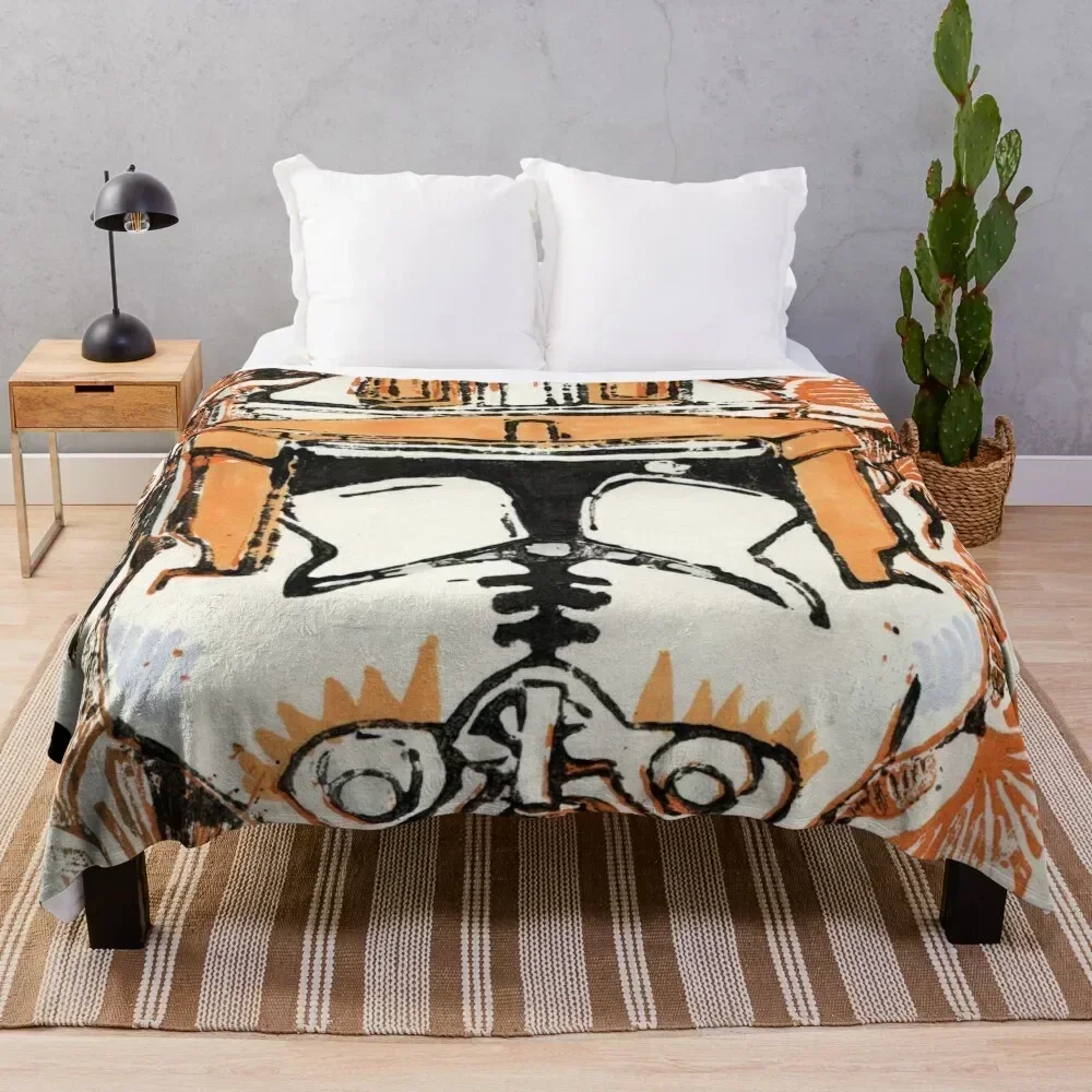 

Commander Cody Throw Blanket Travel Size Cozy Blanket for Plane Train