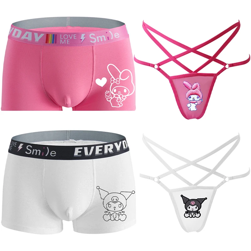 

Kawaii Hellokitty Coupe Underwear New Hot Diamond Underwear Seamless Hollow Out Thin Strap Sexy G String Pants Women Accessories
