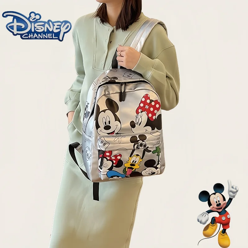 

Disney Mickey Backpack Women's New Large Capacity Cute Cartoon Fashion Personality Casual Travel Backpack Student holiday gift