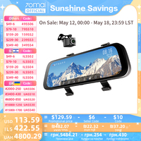 70mai Rearview Dash Cam S500 9.35'' Touch Screen 70mai S500 Car DVR 3K Super Capacitor Dual-Channel HDR Voice Control 24H Park