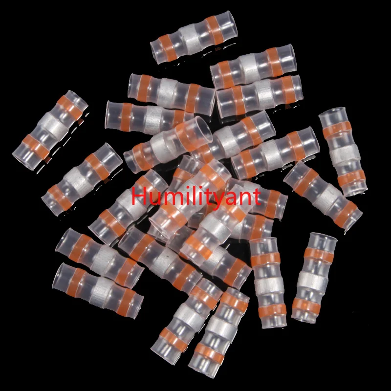 1000PCS Splice Terminals Waterproof Solder Seal Sleeve Heat Shrink Wire Connector Butt Terminal