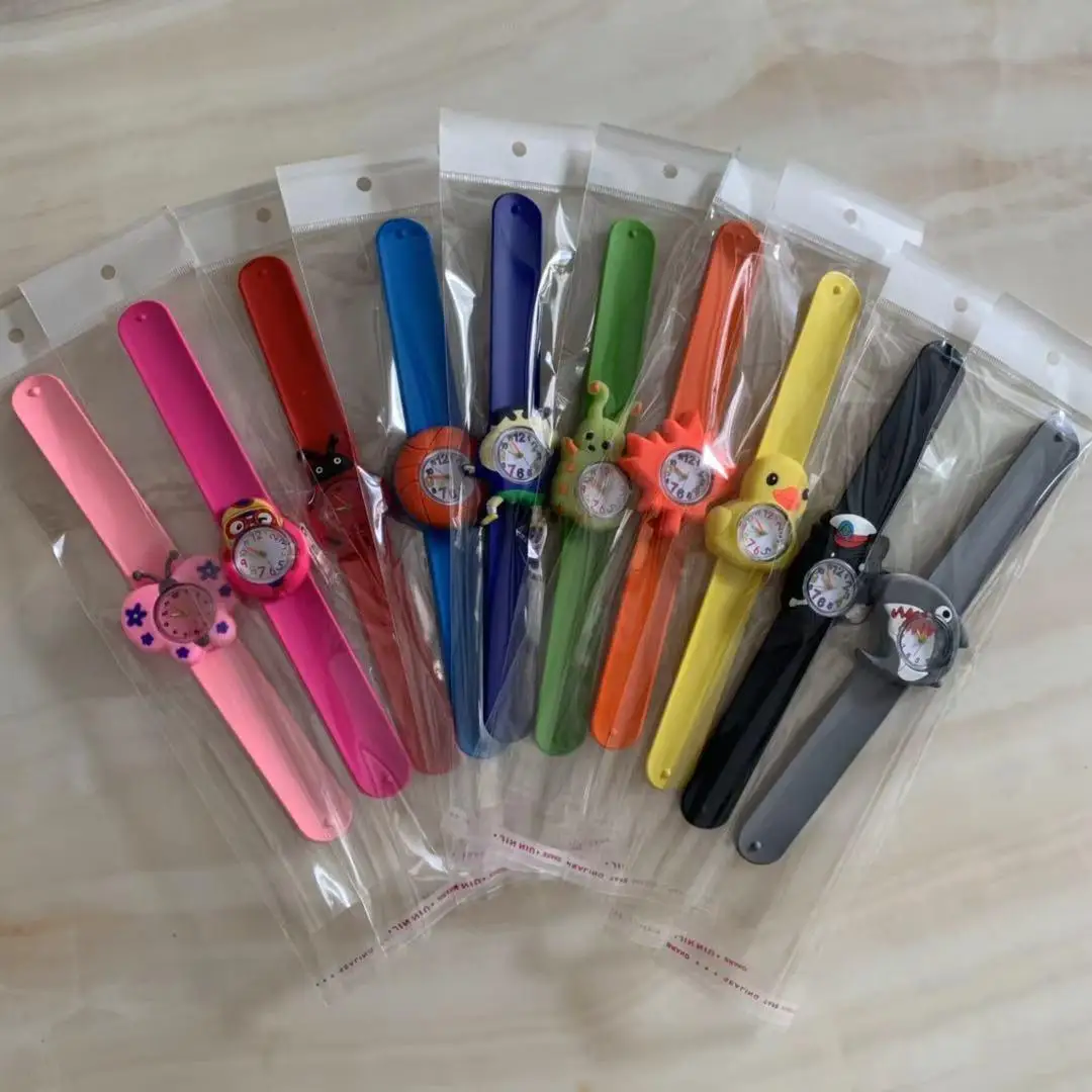 

Подарки для мальчиков, кварцевые 3D часы с героями мультфильмов и животных, детские 30-стильные игрушки, пощечина