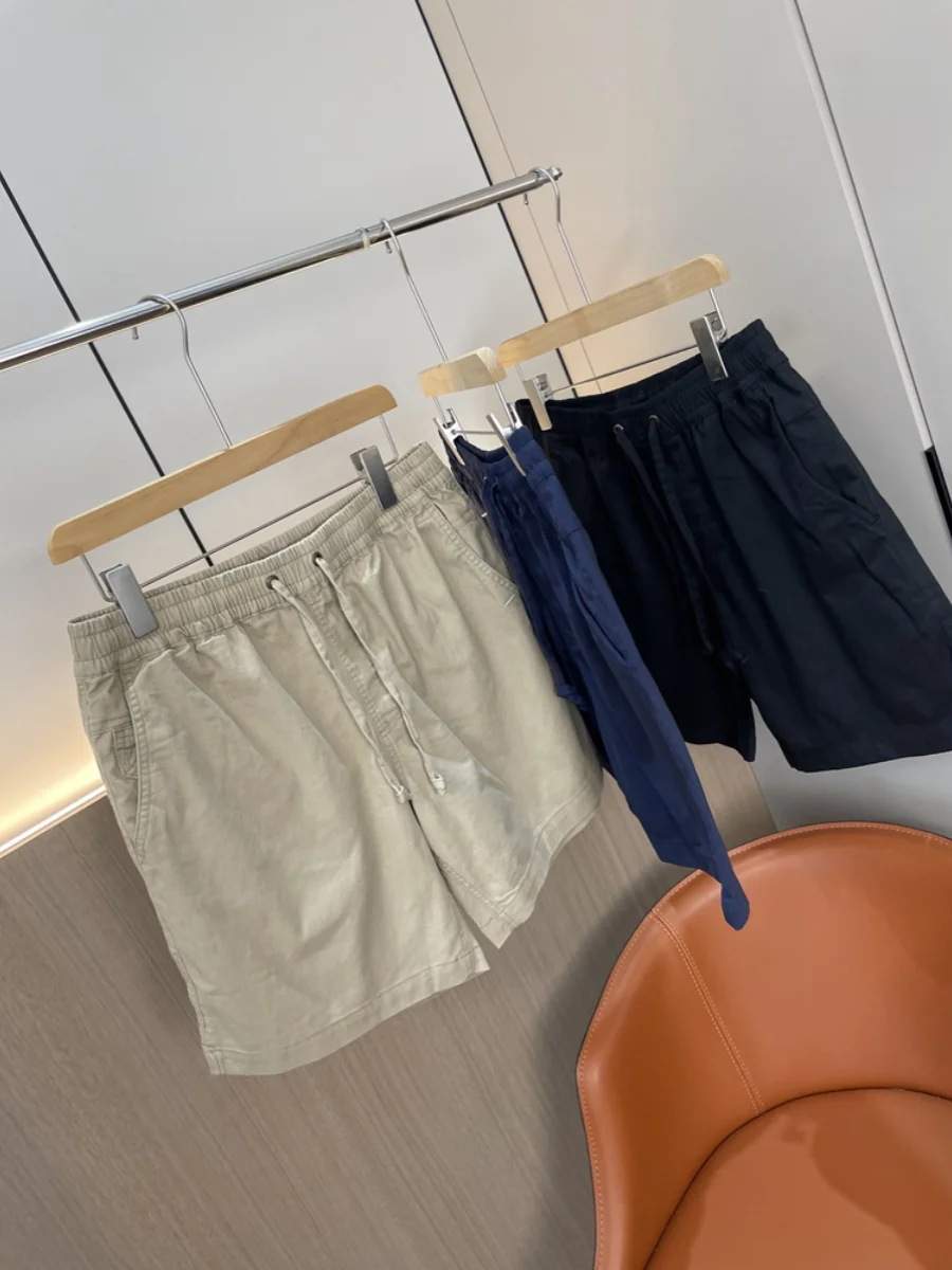 

Австралийские мужские хлопковые эластичные пояса, летние повседневные свободные брюки, универсальные мягкие дышащие молодежные активные брюки с талией