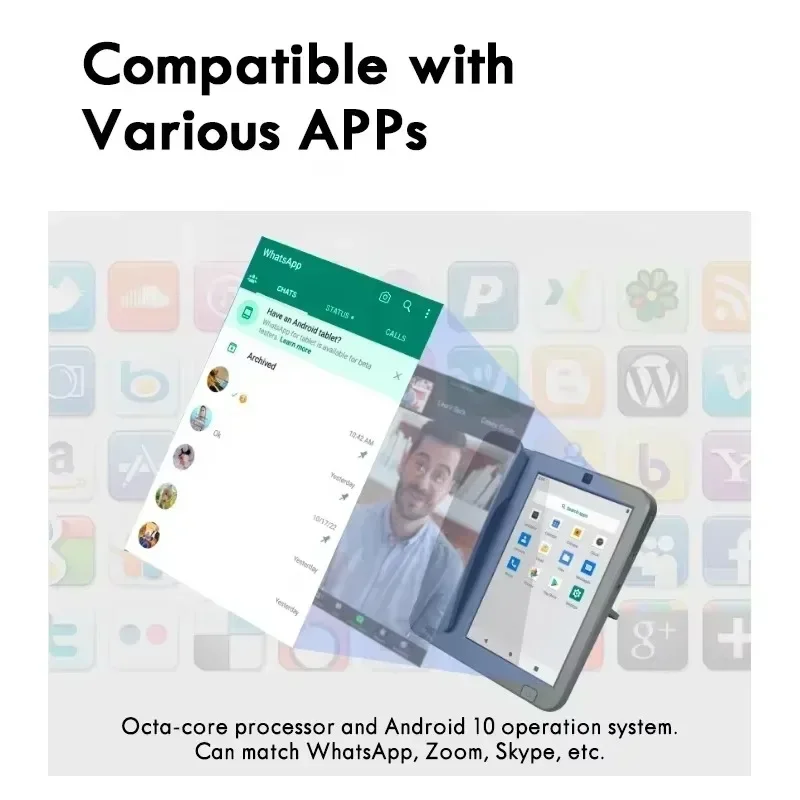 

Gold Seller4G LTE Card Fixed Wireless Phone HD Call WiFi Video Bluetooth Cordless Smart Android Desktop Telephone