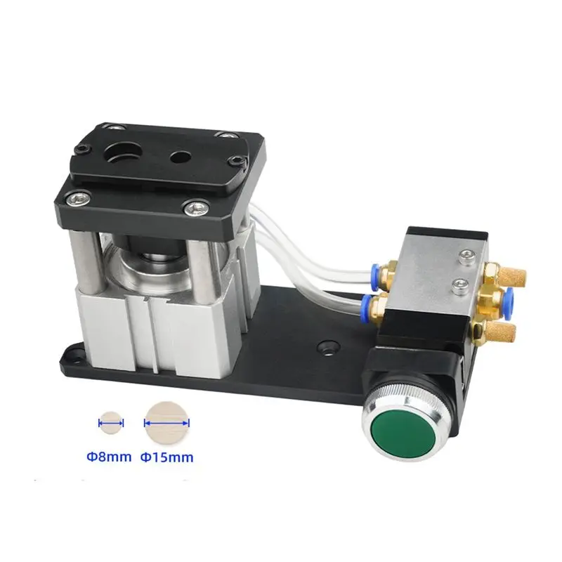 ABXF-1 PCS 8/15Mm 2 In 1 Edge Banding Punching Hole Pneumatic Edge Bander Hole Guide Woodwork Edge Banding Leather Hole Punch