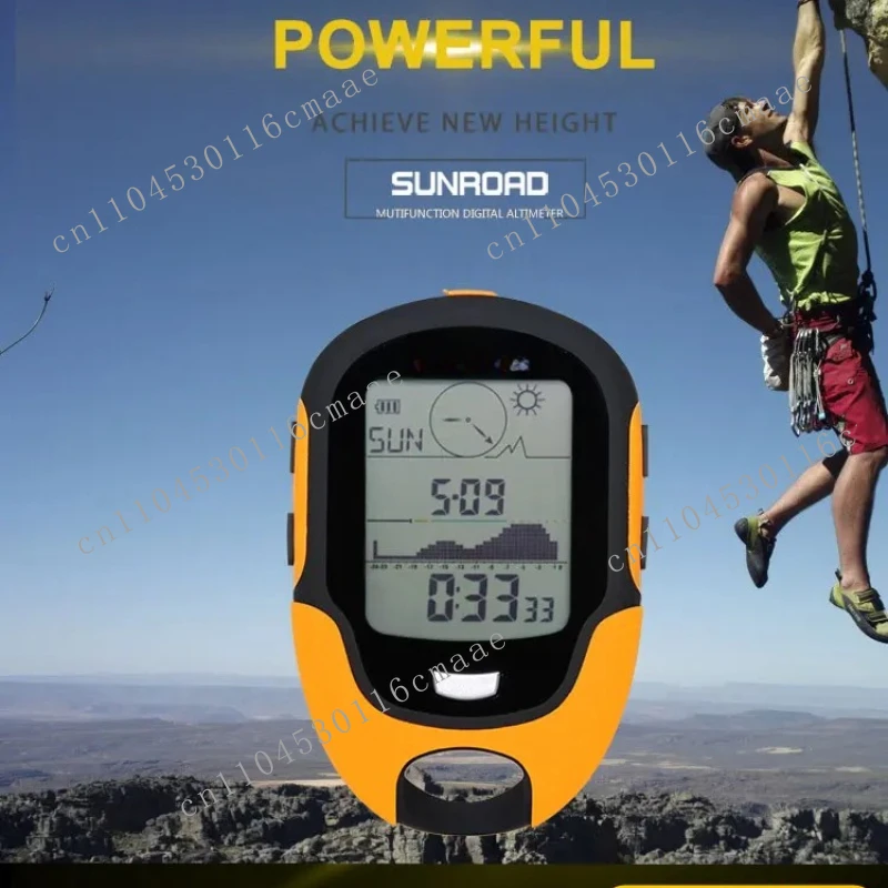 Outdoor Altimeter Mountaineering Altimeter Electronic Hygrometer Multifunctional Fish Table