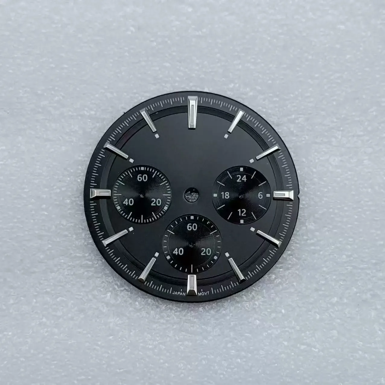 29.5/32.5mm No Logo Sunburst Dial Fit VK63 Quartz Movement Green Luminous Custom Logo Watch Modification Accessories