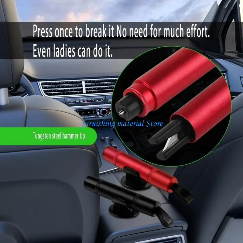 

Y5GD Emergency Escape Tool Auto Safety Hammer With Carbon Steel Head And Ergonomic Handle Suitable For Quick Window Breaking