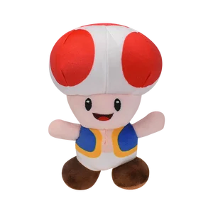 Toadette Mario Bros Pilz Plüschspielzeug Plüschpuppe, Peluches, Kindergeburtstagsgeschenk, gelbe Toadette, Blau, Rot, Grün 8 Hauptverkaufspilze von Mario - №1