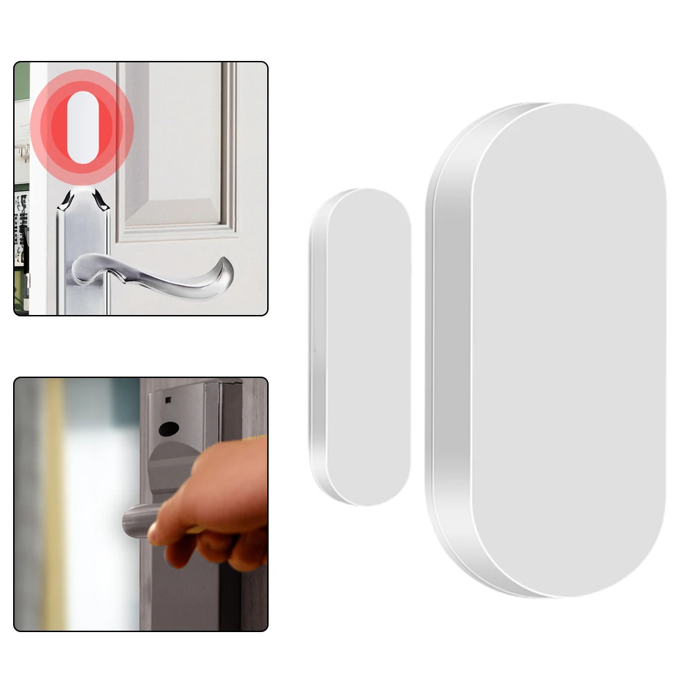 1 шт. для ZigBee умный датчик двери, окна, детекторы открытия и закрытия двери, умная домашняя охранная сигнализация для систем сигнализации