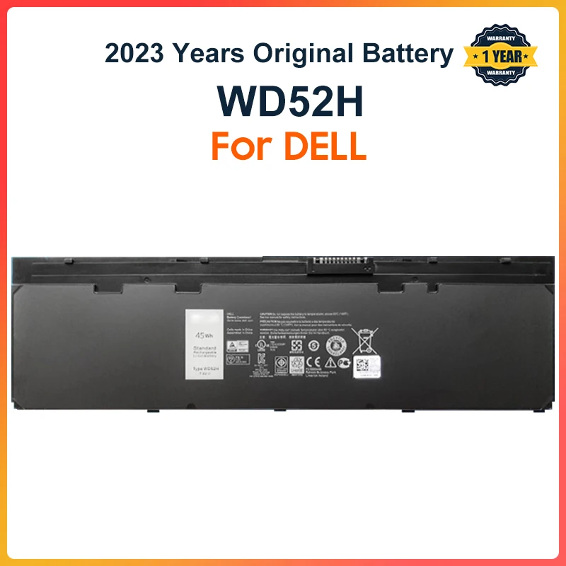 Новый аккумулятор WD52H VFV59 45 Втч 52 Втч для ноутбука DELL Latitude E7240 E7250 Series W57CV 0W57CV GVD76