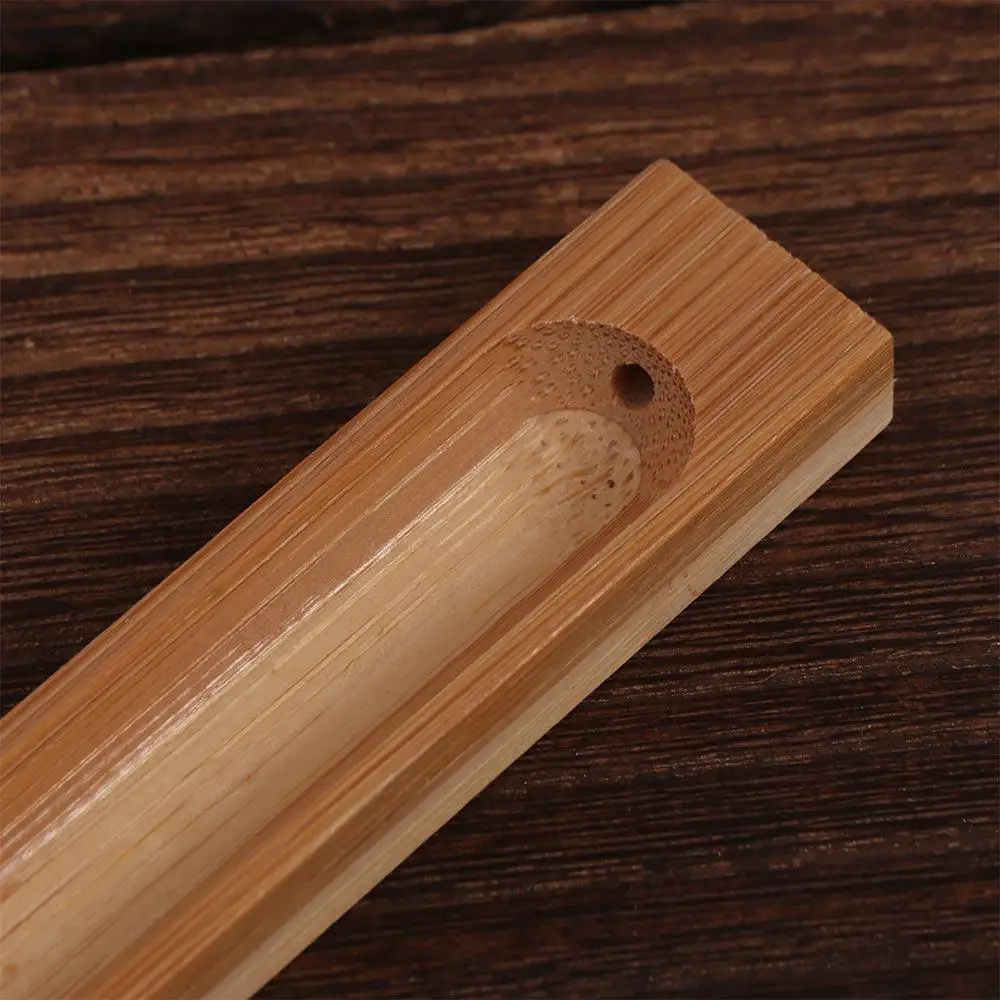 Bamboo Bamboo Board Incense Holder Natural Eco-friendly Incense Stick Holder Japanese Style Anti-Ash Flying Incense Ash Catcher