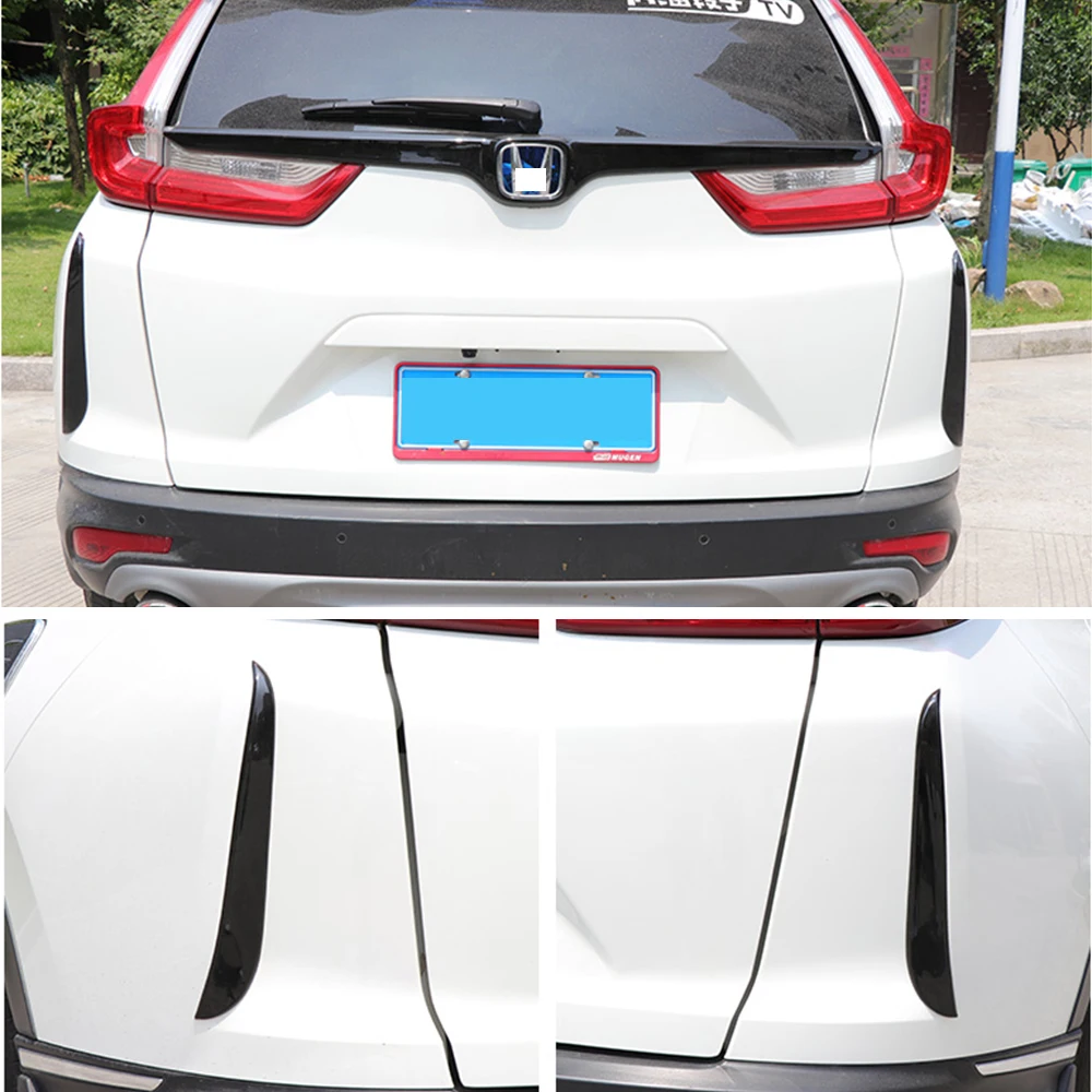 Rear Trunk Protector Corner Styling Mouldings Sticker Cover for Honda CRV 5th Accessories 2017 2018 2019 2020 2021 2022