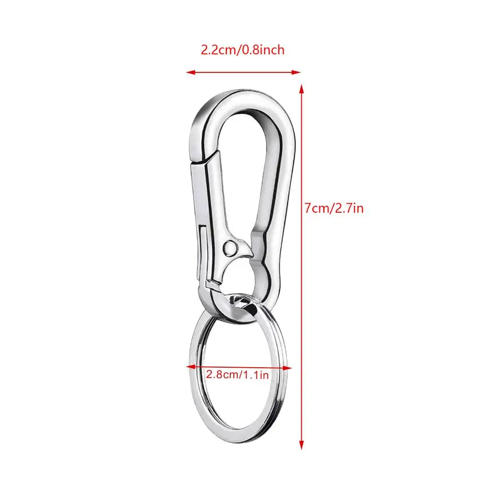 Auto Sleutelhanger Anti-verloren Zinklegering auto Sleutelhanger Met Sleutelhanger Kalebas Gesp Karabijnhaak Sleutelhanger Autosleutel Ring hangende Gesp