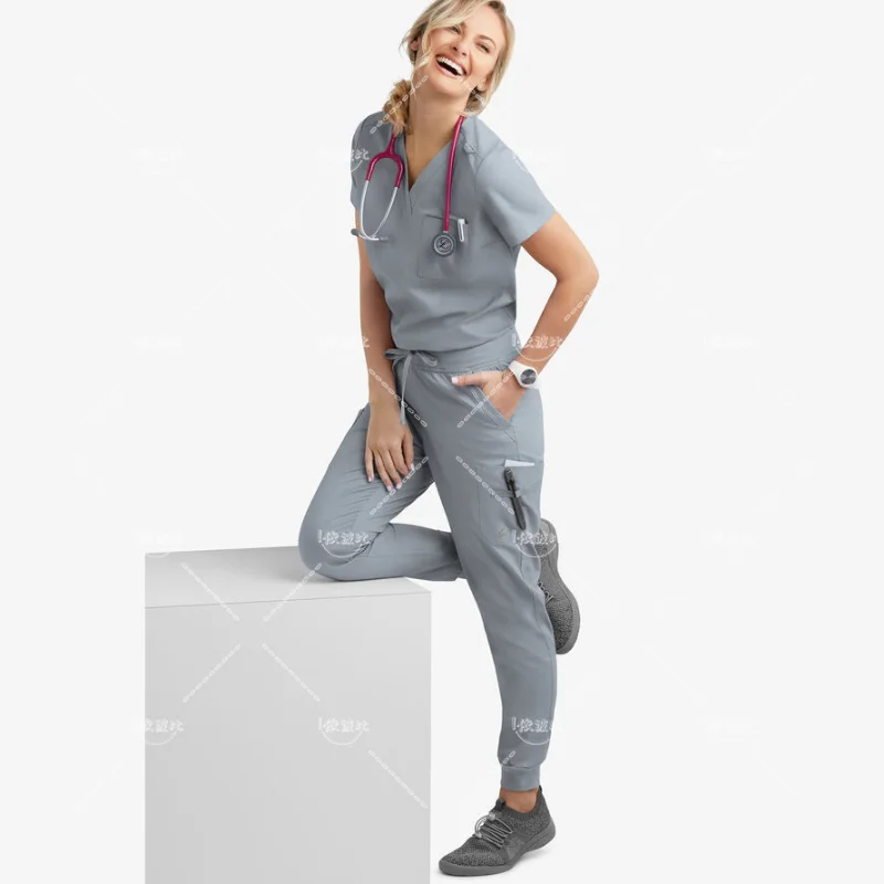 High Quality Scrub Uniform Jogging Pant Pet Grooming Doctor Work Clothes Health Care Medical School Accessories Nursing Workwear