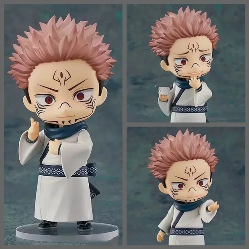 Bandai argila homem anime figura jujutsu kaisen satoru gojo suguru itadori yuji figura de ação ornamento de mesa modelo decoração brinquedos