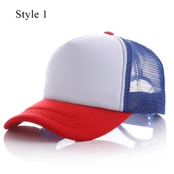 Classic Fashion Baseball Cap High Quality Travel Cap Summer Mesh Baseball Cap Breathable Men Women Hip Hop Hat Parent-child Caps