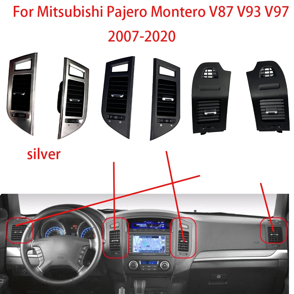 

Вентиляционное отверстие для Mitsubishi Pajero Montero V87 V93 V97 2007-2020, плата приборной панели кондиционера