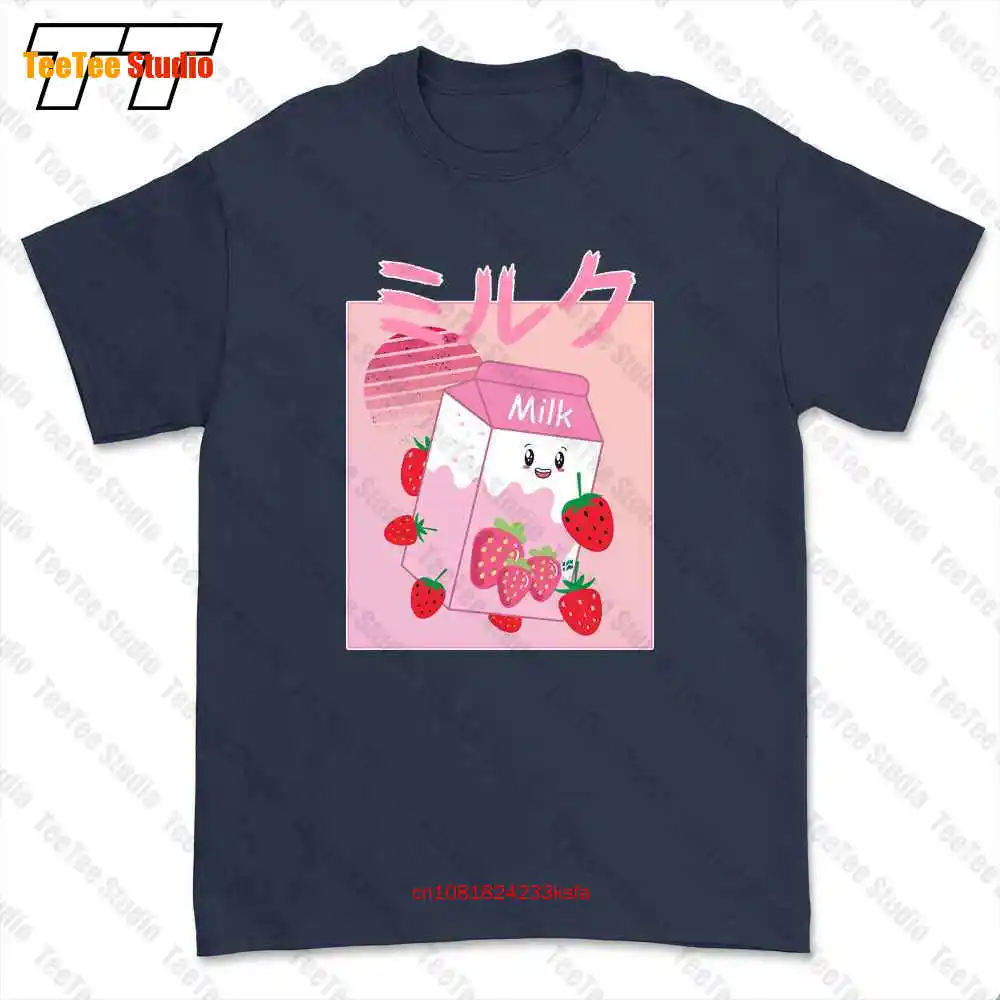 Georgenotfound Merch Strawberry Milk Shake Kawaii T-shirt Tee I26P