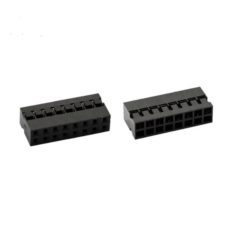 10pcs Dupont 2.0 Two Row Pitch 2.0mm Dupont Head 2x2P/3P/4P/5P/6P/7P/8P Dupont Plastic Shell, Spacing 2MM Dupont Head