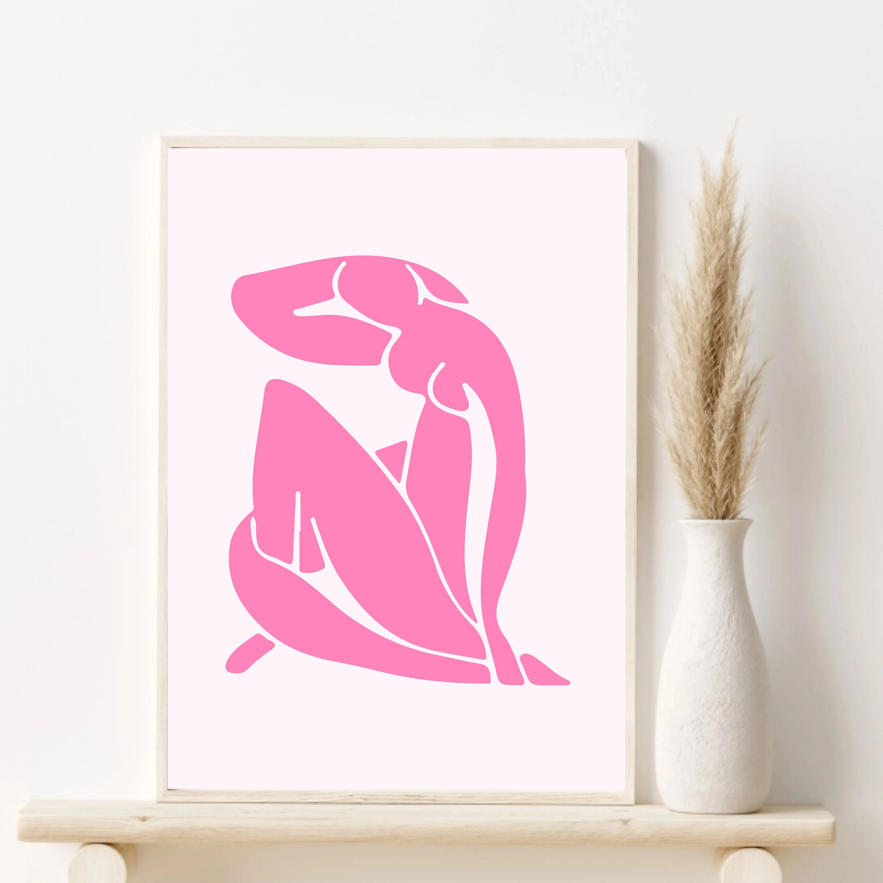1 Stück Leinwandbild Rosa Mati – Vintage Fashion Art Bewertung und Preis