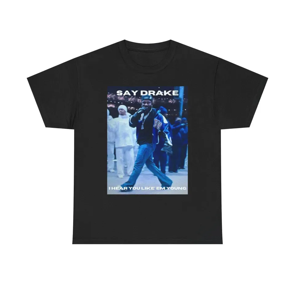 

Say Dra-ke Funny Meme Not Like Us Kendrick Lamar Unisex T-Shirt S-5XL Multicolor