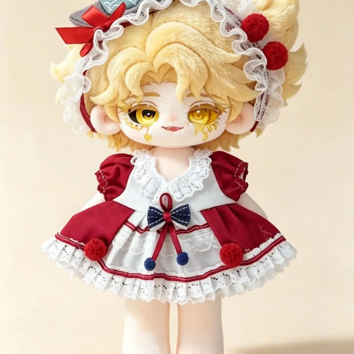 

Mike Morton Identity Ⅴ Hullabaloo Attribute Game Cotton Doll Body Plushie Cosplay 20CM Anime Change Clothes Plush Stuffed Toy