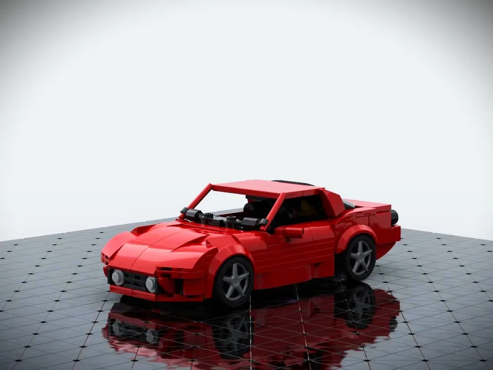

2024, Mazda City Car, классический чемпион скорости, строительные блоки, модель, детская игрушка, гоночный автомобиль, подарок