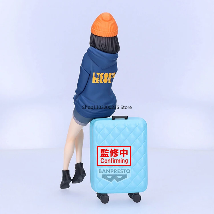 BANDAI Original Lycoris หดตัว Chisato Nishikigi Inoue Takina Travel อะนิเมะ Action Figure เดสก์ท็อปเครื่องประดับการ์ตูนตัวเลข