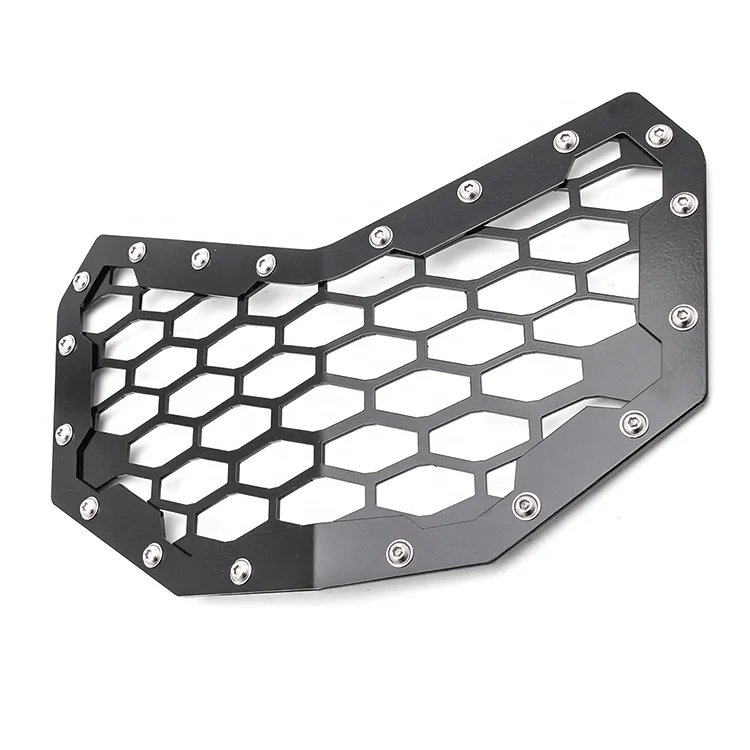 Damei Powder Coated Black Steel Mesh Grille For Can Am X3 Maverick Vehicles Polaris RZR