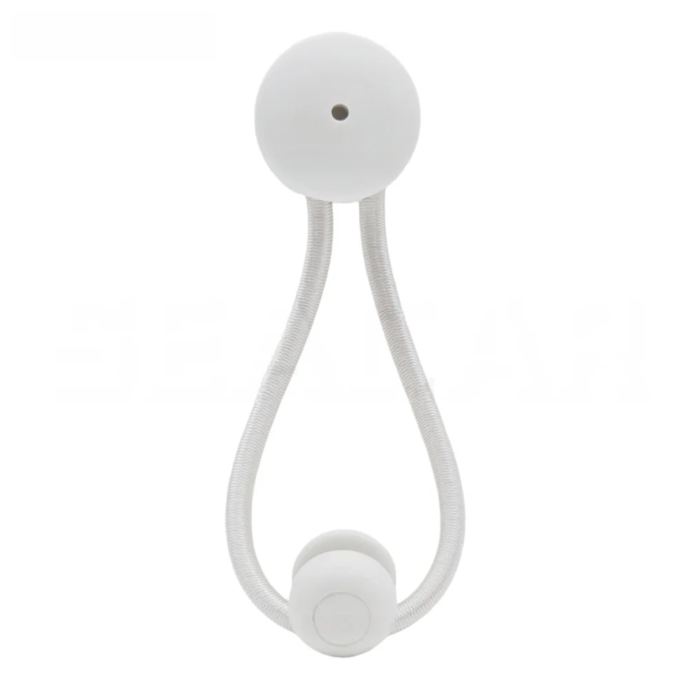 Nylon Bungee Cord Clip with Knob Set of 4 for Tent Boat Yacht RV Cover Reliable Fastening Under Rough Conditions