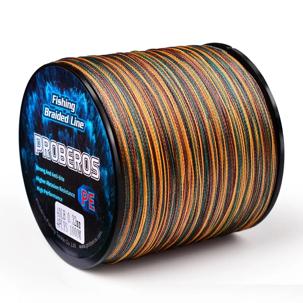 4 braid  500M strong horse fish line  blue green PE line 0.6#-10# braided line Luya tackle fishing bait wire seawater