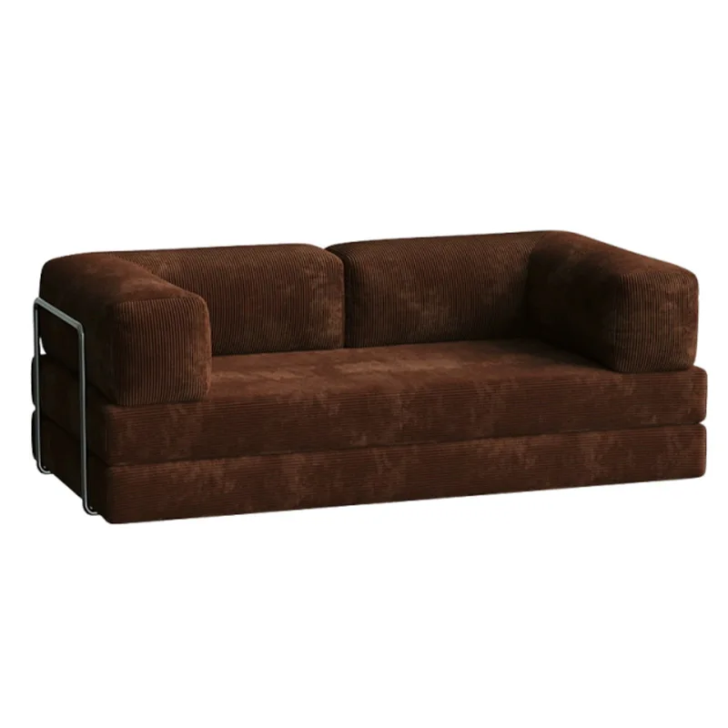 Sofa vacuum compression fabric folding double triple sponge sofa bed