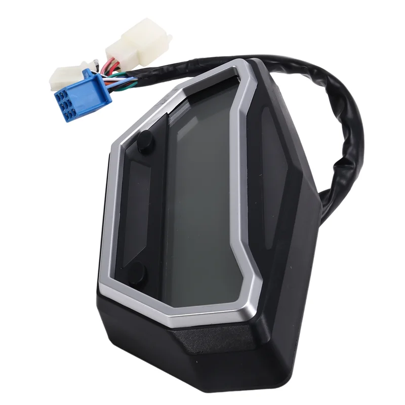 A03Z-New دراجة نارية تعديل مقياس قابل للتعديل 7-Colour HD شاشة الكريستال السائل عبر الدراجات الدراجة رمز متر عداد السرعة