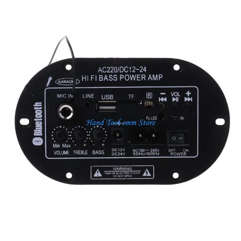 

H37F 25W Amplifier Board Bluetooth-compatible Amplificador USB FM Radio TF Player Subwoofer DIY Amplifiers for