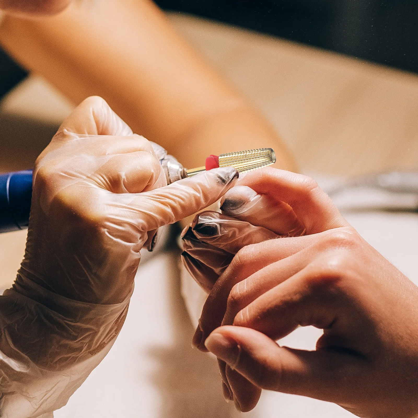 2 pezzi punte per unghie per trapano per unghie set di punte per trapano in metallo duro unghie manicure acrilico smalto pulito rimodellare strumento per la rimozione della pelle morta