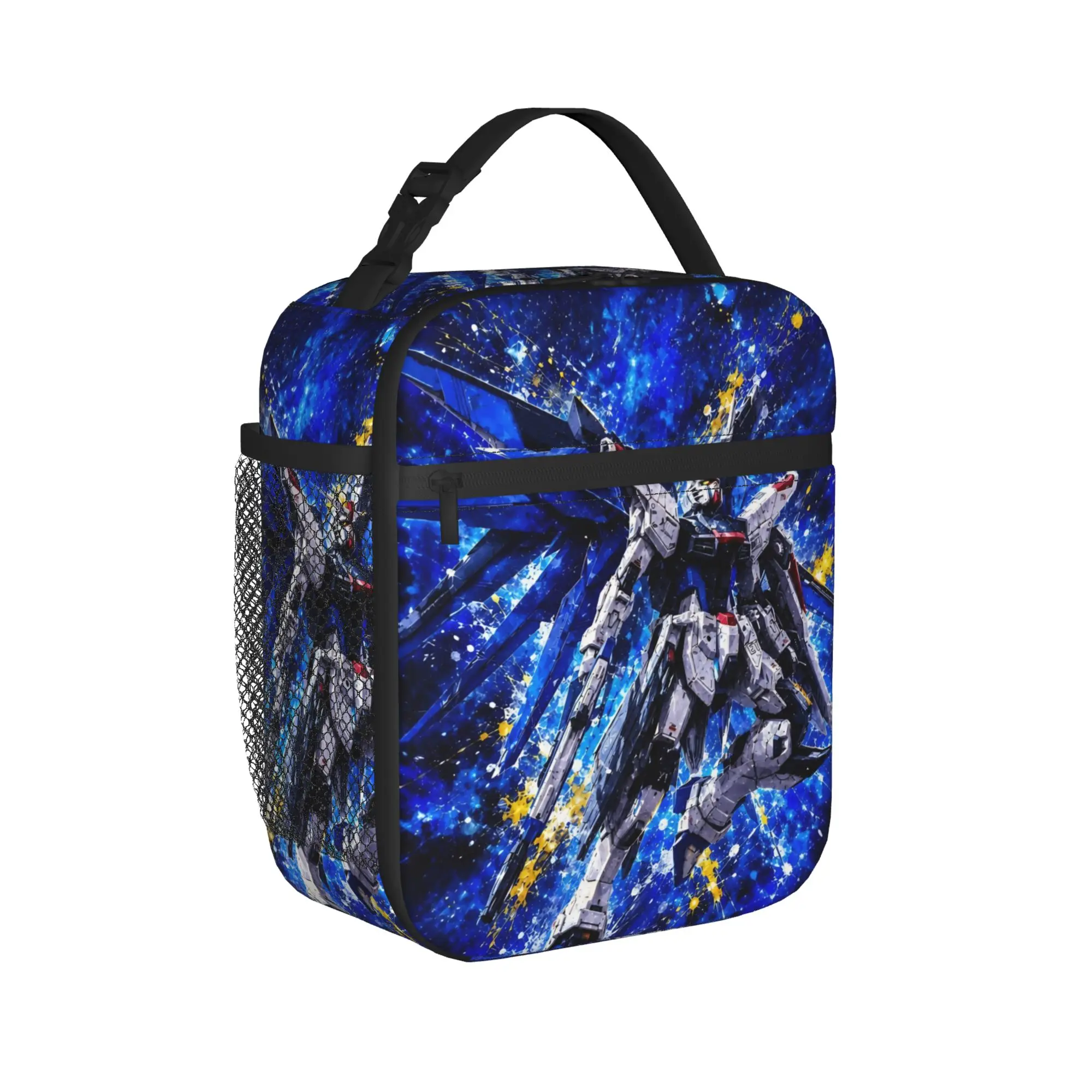 mobile suit gundams Thermal Insulated Lunch Bags for Work  Portable Bento Box Men Women Thermal Cooler Lunch Boxes