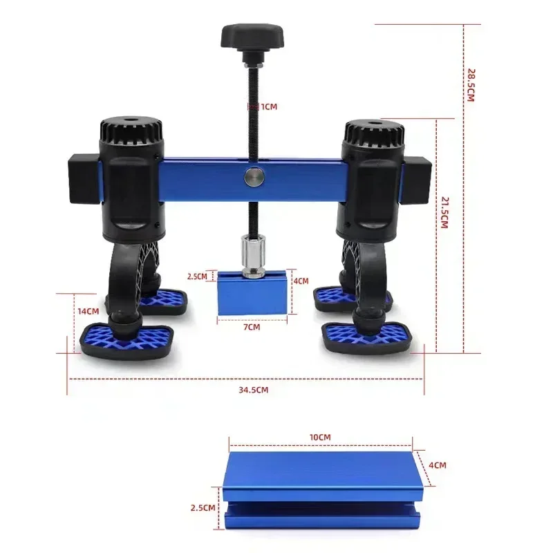 Car Dent Repair Quick Extraction Tool with 360 Degree Rotation Anti Slip Body Sheet Metal Rotation Tension Bracket