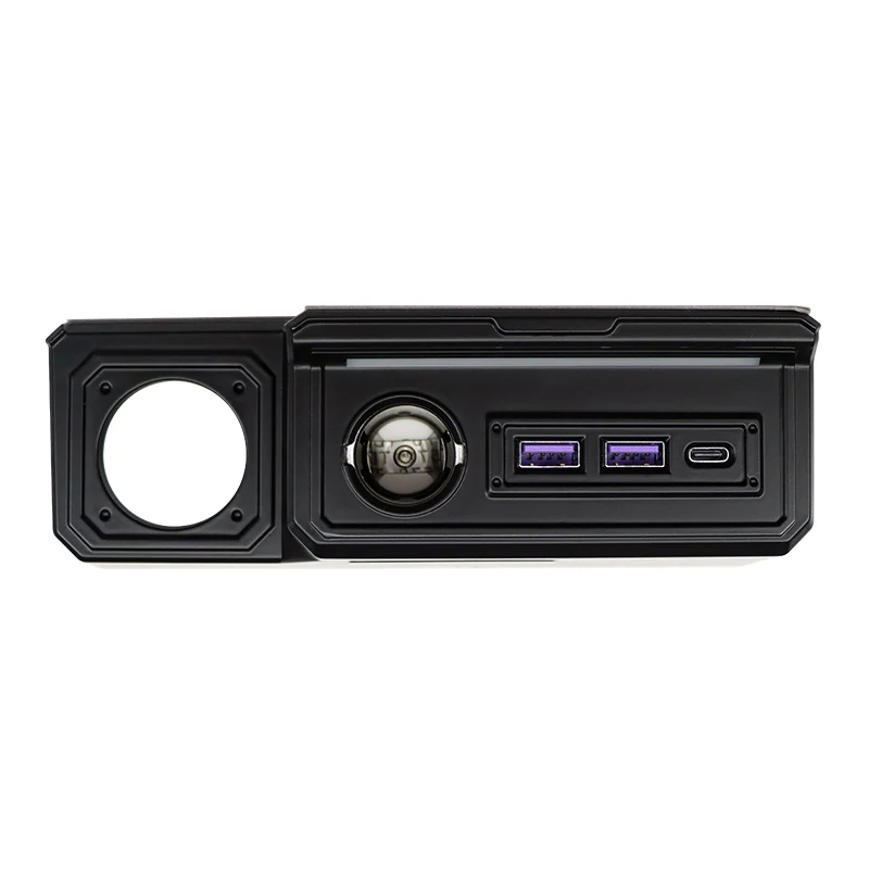 For Suzuki Jimny JB64 Sierra JB74W 2019 2024 Car Central Control Expands USB Type-C Charging Port With Atmosphere Light