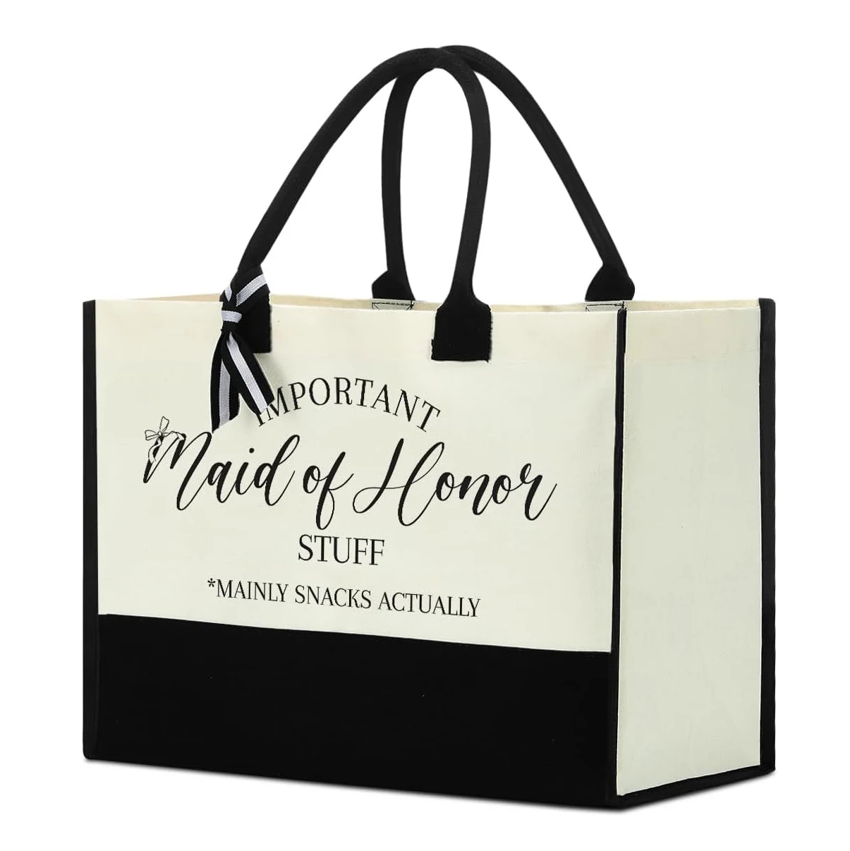 

Custom Wedding Tote Bag for Bride Bridal Party Personalized Canvas Bag for Mother of Bride/Groom Bridesmaid Gift Wedding Day Bag