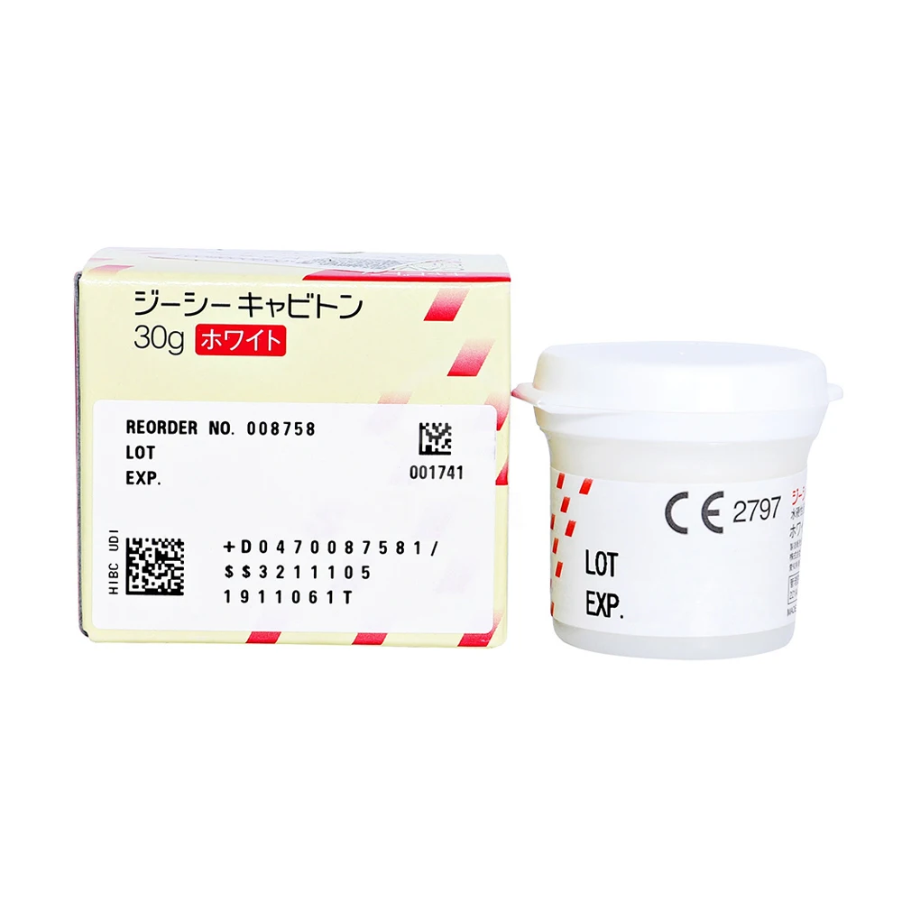 Caviton Pink Dental Temporary Filling Material Teeth Cavities Non Eugenol Cement Gc Fuji Japan White 30G Dentist Clinic Products