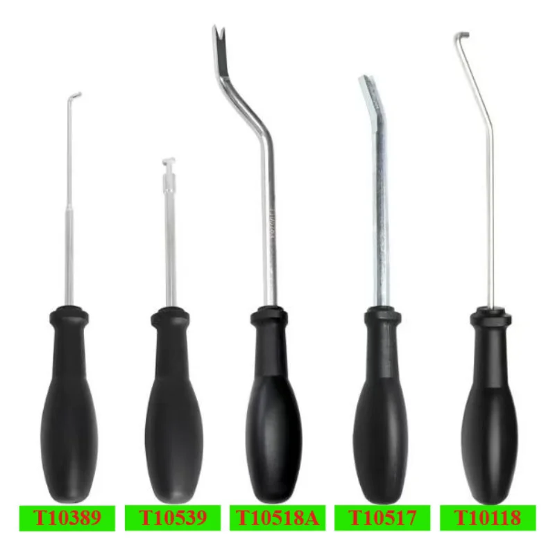 

5 шт., инструмент для снятия и установки дверной ручки, инструмент для сборки замка и инструмент для освобождения ручки крыши для Porsche VW Audi Ateca T10518A