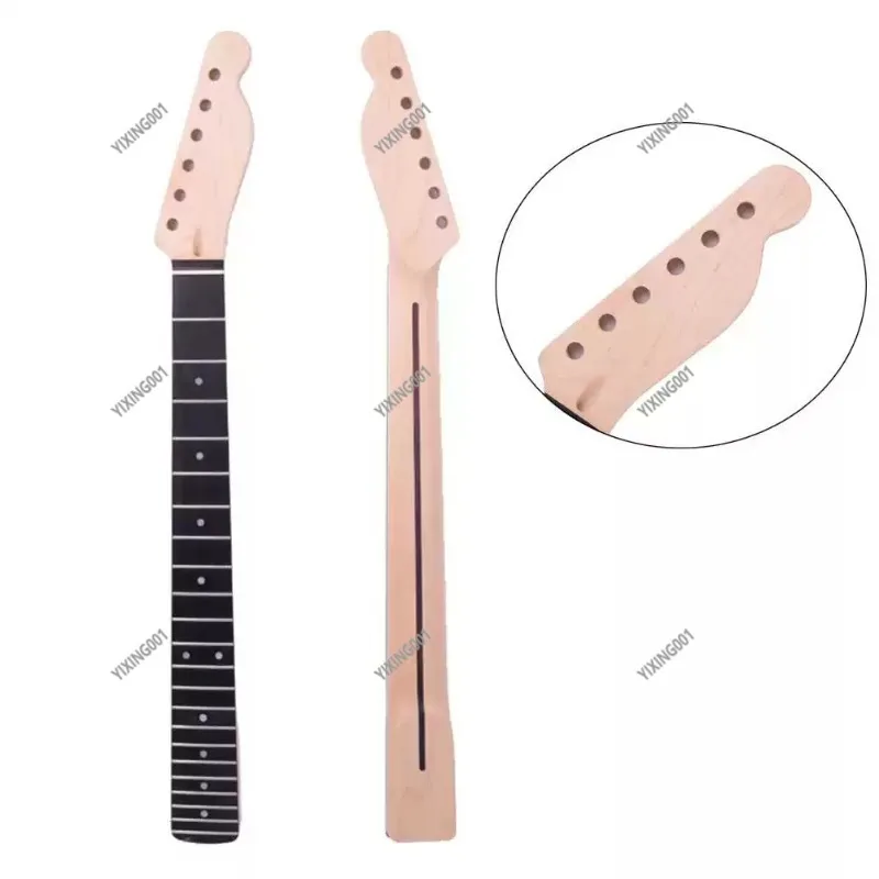 21/22 Frets Electric Guitar Neck Maple Rosewood Fretboard for Guitar Repair Parts